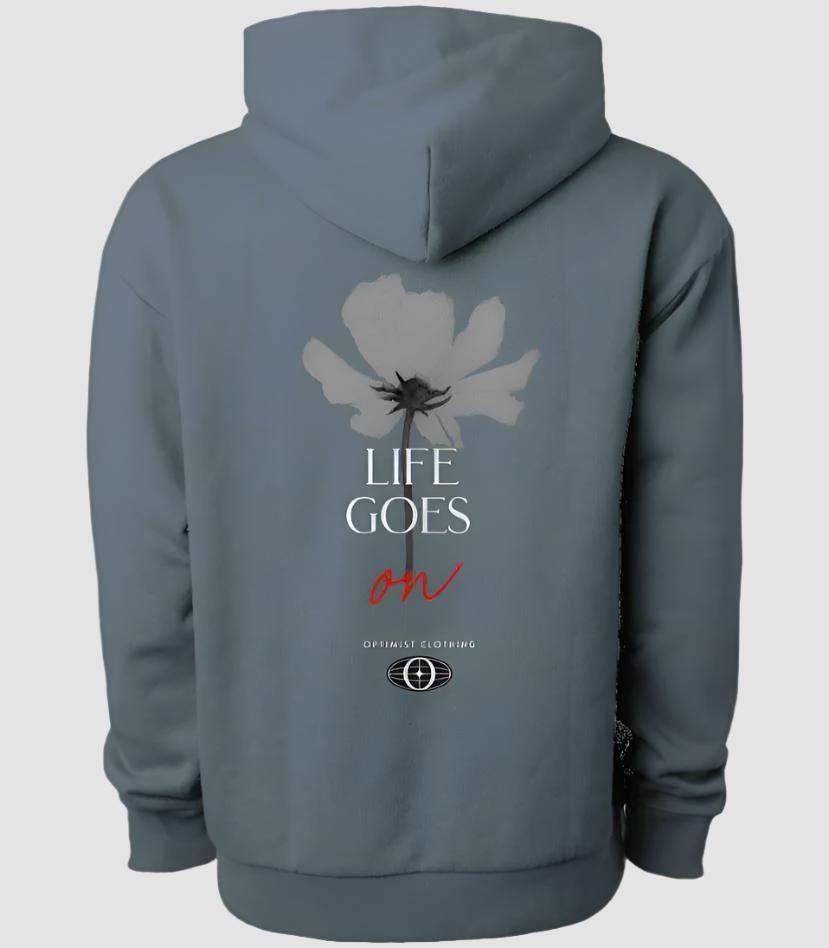 life goes on. Flower Heavyweight Hoodie