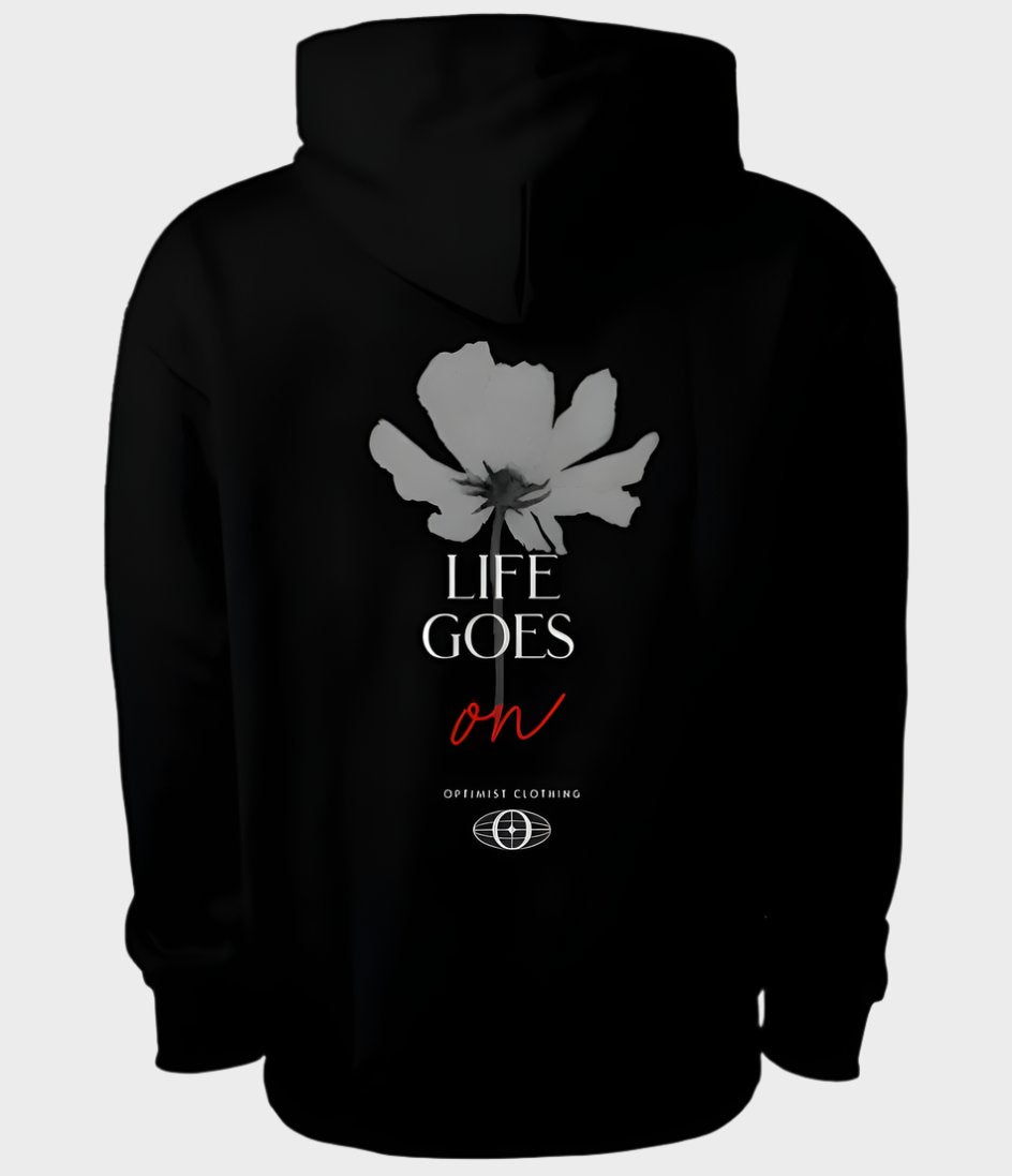 life goes on. Flower Heavyweight Hoodie