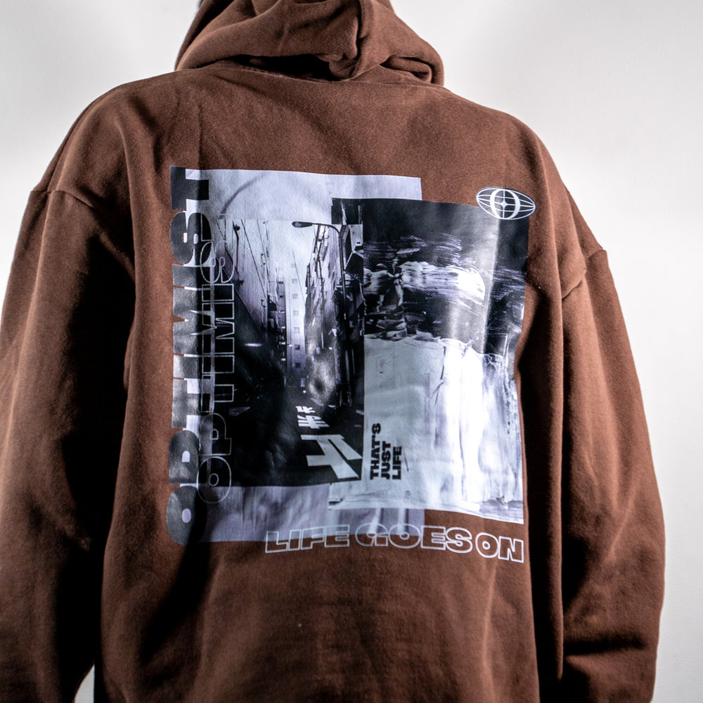 life goes on. that's just life heavyweight hoodie